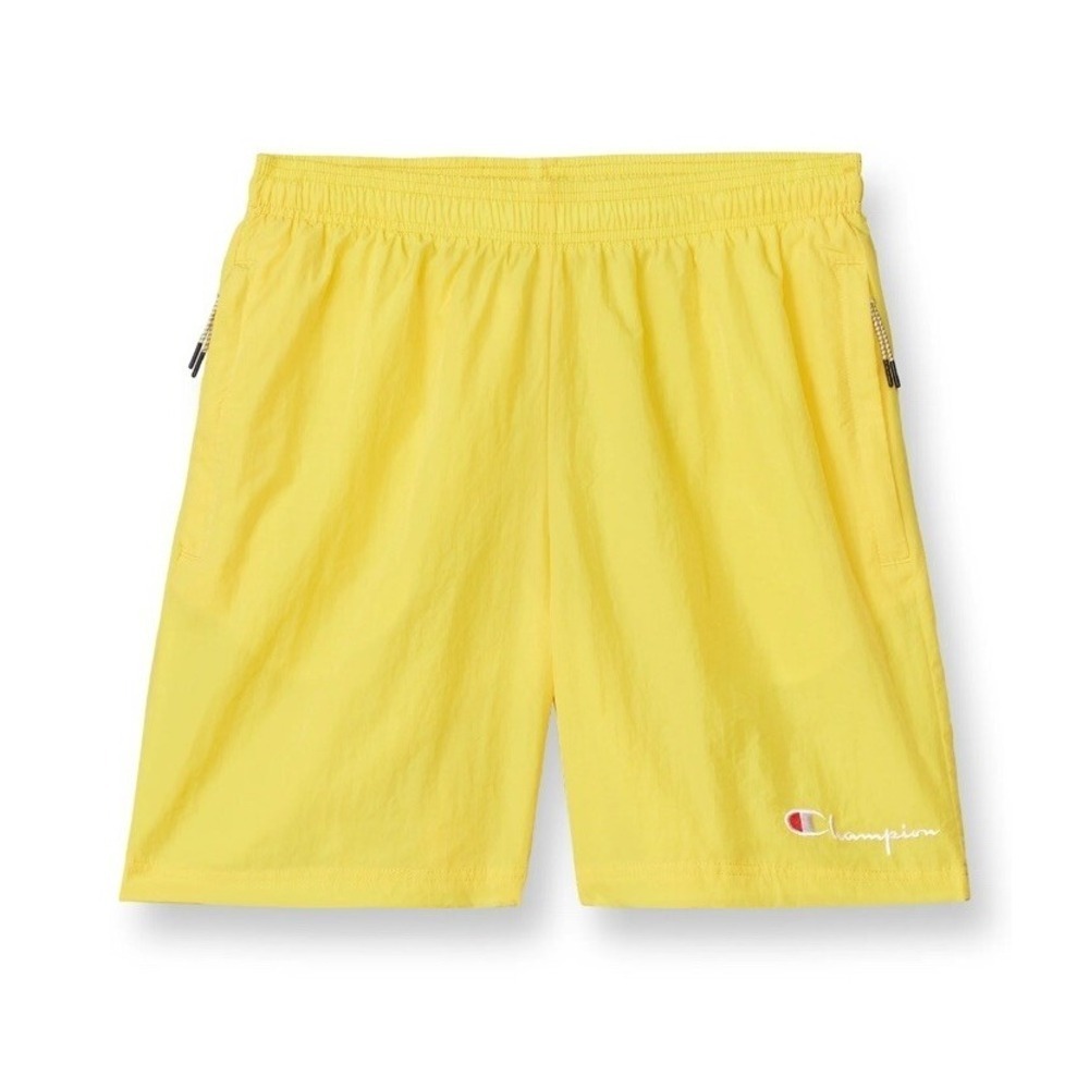 CHAMPION Nylon Warm Up 6" Shorts Yellow Men's Size 2XL‎ *NEW*